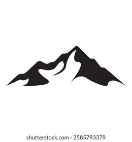mountain icon illustration design template