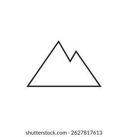 mountain icon illustration element design