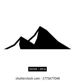 mountain icon illustration isolated vector sign symbol logo