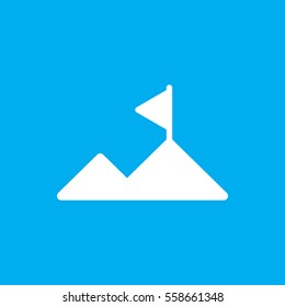 mountain icon illustration isolated vector sign symbol