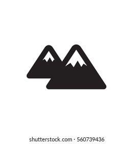 mountain icon illustration isolated vector sign symbol