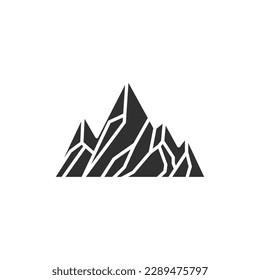 Mountain icon, isolated Mountain sign icon, vector illustration