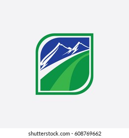 mountain icon logo