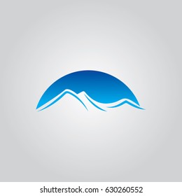 mountain icon logo