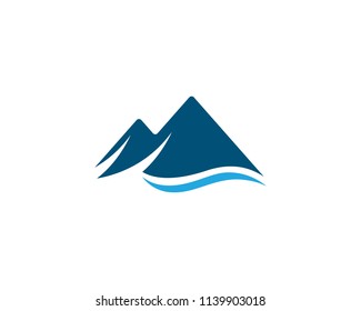 Mountain icon  Logo Business Template Vector