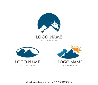 Mountain icon  Logo Business Template Vector