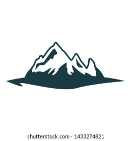 Mountain icon logo business template vector