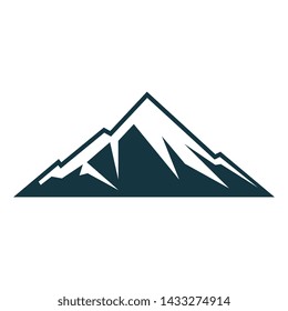 Mountain icon logo business template vector