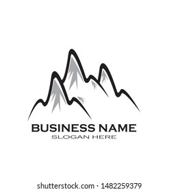 Mountain icon Logo Business Template Vector


