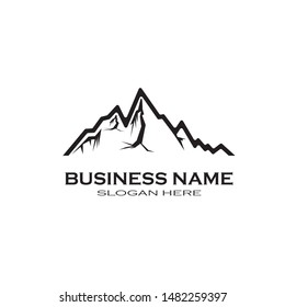 Mountain icon Logo Business Template Vector


