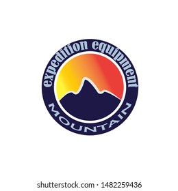 Mountain icon Logo Business Template Vector


