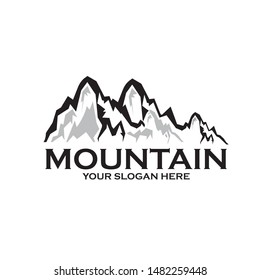 Mountain icon Logo Business Template Vector


