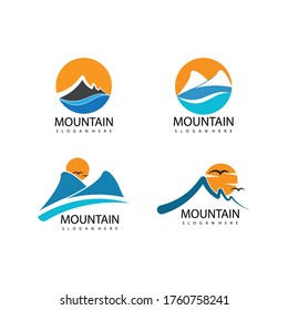Mountain icon  Logo Business Template Vector