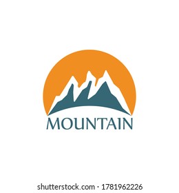 Mountain icon  Logo Business Template Vector