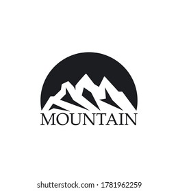 Mountain icon  Logo Business Template Vector