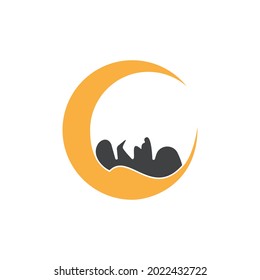 Mountain icon  Logo Business Template Vector
