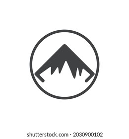 Mountain icon  Logo Business Template Vector