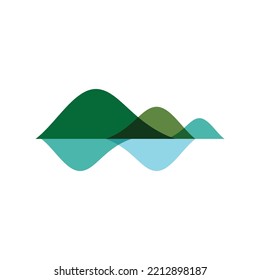 Mountain icon  Logo Business Template Vector
