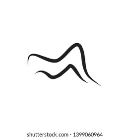 Mountain icon logo design vector template