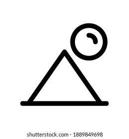 mountain icon or logo isolated sign symbol vector illustration - high quality black style vector icons
