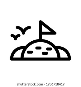mountain icon or logo isolated sign symbol vector illustration - high quality black style vector icons
