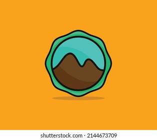 Mountain Icon logo Royalty Free Vector Image, Hill Symbol Or Logo Icon Isolated, Business Service Icon Design, Premium Vector Logo And Icon Image.