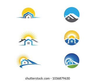 Mountain icon  Logo Template Vector illustration design