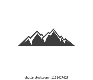 Mountain icon Logo Template Vector illustration design