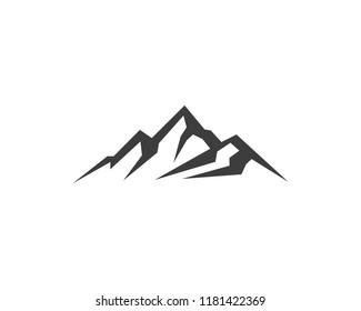 Mountain icon Logo Template Vector illustration desig