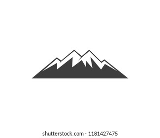 Mountain icon Logo Template Vector illustration design