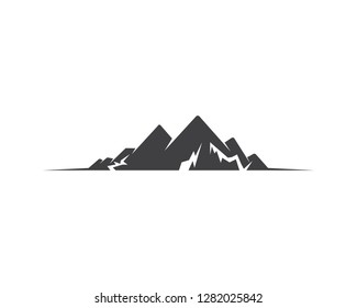 Mountain River Logo Design Vector Stock Vector (Royalty Free) 1544565047