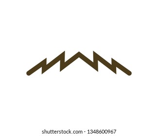 Mountain icon Logo Template Vector illustration design