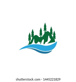 Mountain icon Logo Template Vector illustration design