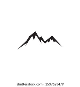 Mountain icon Logo Template Vector illustration design