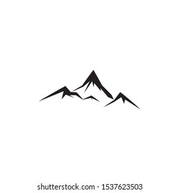 Mountain icon Logo Template Vector illustration design