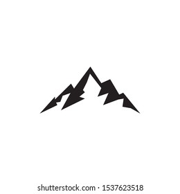 Mountain icon Logo Template Vector illustration design