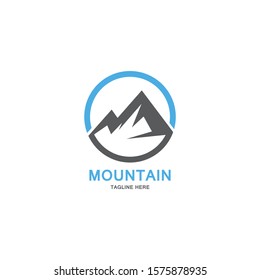 Mountain icon Logo Template Vector illustration design