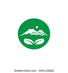 Mountain icon Logo Template Vector illustration design