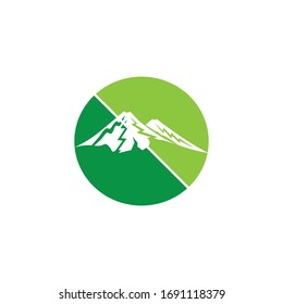 Mountain icon Logo Template Vector illustration design