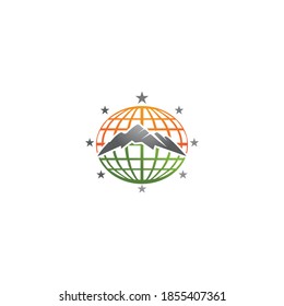 Mountain icon Logo Template Vector illustration design