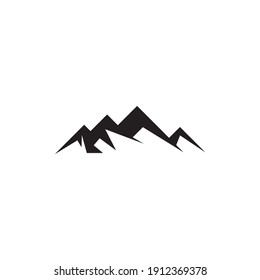 Mountain Icon Logo Template Vector Illustration Design