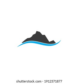 Mountain icon Logo Template Vector illustration design
