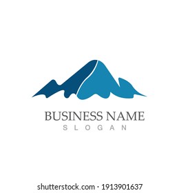 Mountain icon Logo Template Vector illustration design