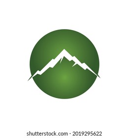 Mountain icon Logo Template Vector illustration design