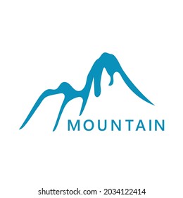 Mountain icon Logo Template Vector illustration design