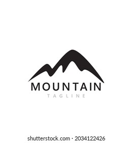 Mountain icon Logo Template Vector illustration design