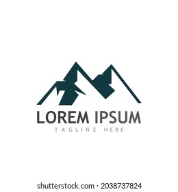 Mountain icon Logo Template Vector illustration design