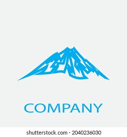 Mountain icon Logo Template Vector illustration design