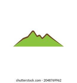 Mountain icon Logo Template Vector illustration design