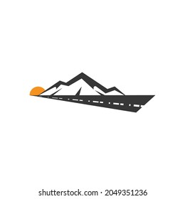 Mountain icon Logo Template Vector illustration design